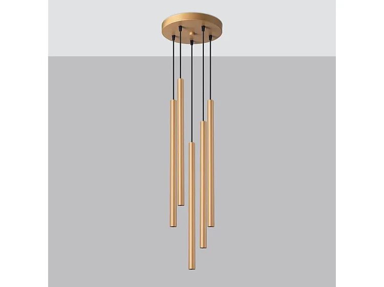 Lampa wisząca PASTELO 5P złota 2584805 - obrazek 1