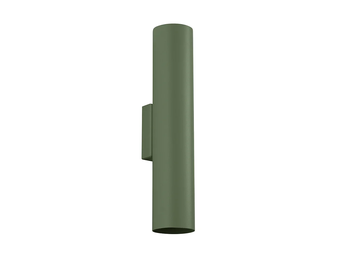 Lampa ścienna loft LAGOS, stal – 2 źródło – L.6 x H.30 cm – zielony oliwkowy 3627496