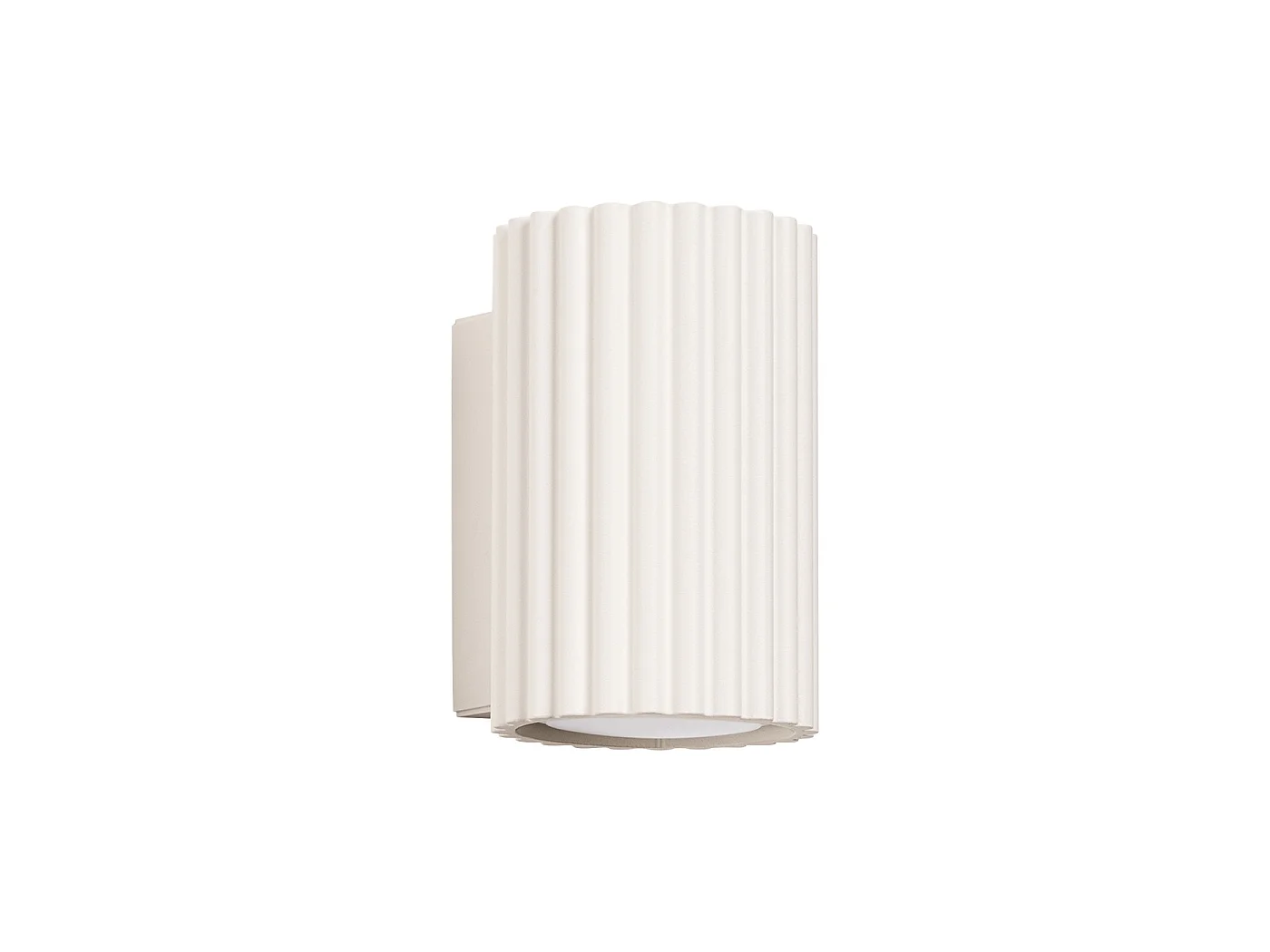 Lampa ścienna minimalistyczny KARBON, aluminium – 1 źródło – L.6.5 x H.10 cm – beżowy 3627521