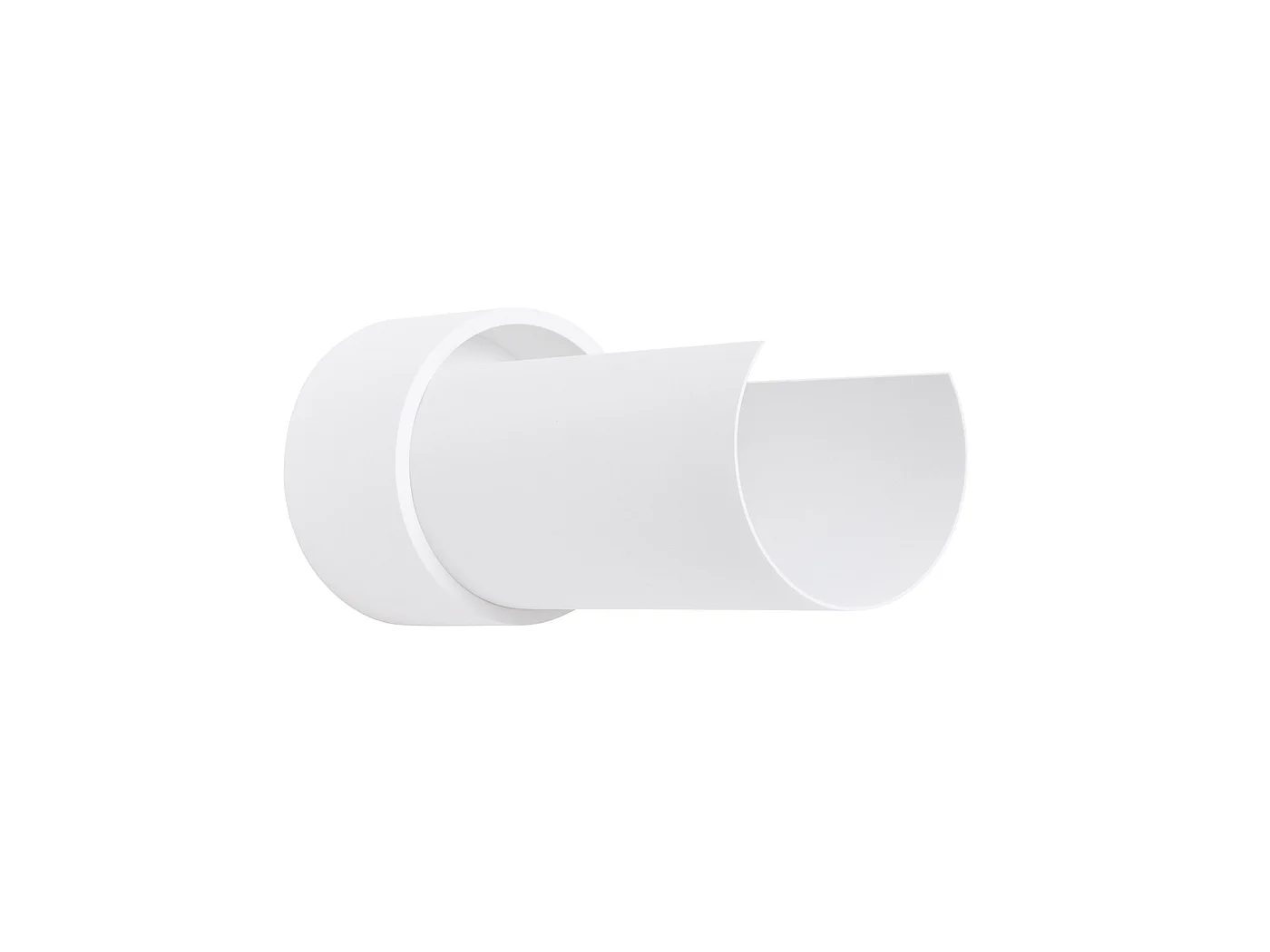 Lampa ścienna minimalistyczny FLASH, stal – 1 źródło – L.10 x H.21 cm – biały 3627528