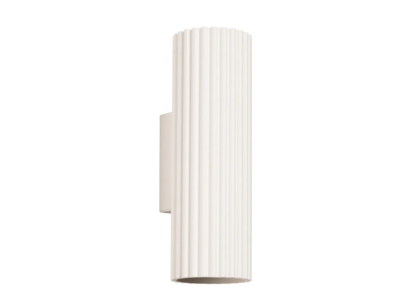 Lampa ścienna minimalistyczny KARBON, aluminium – 2 źródło – L.6.5 x H.20 cm – beżowy 3627514