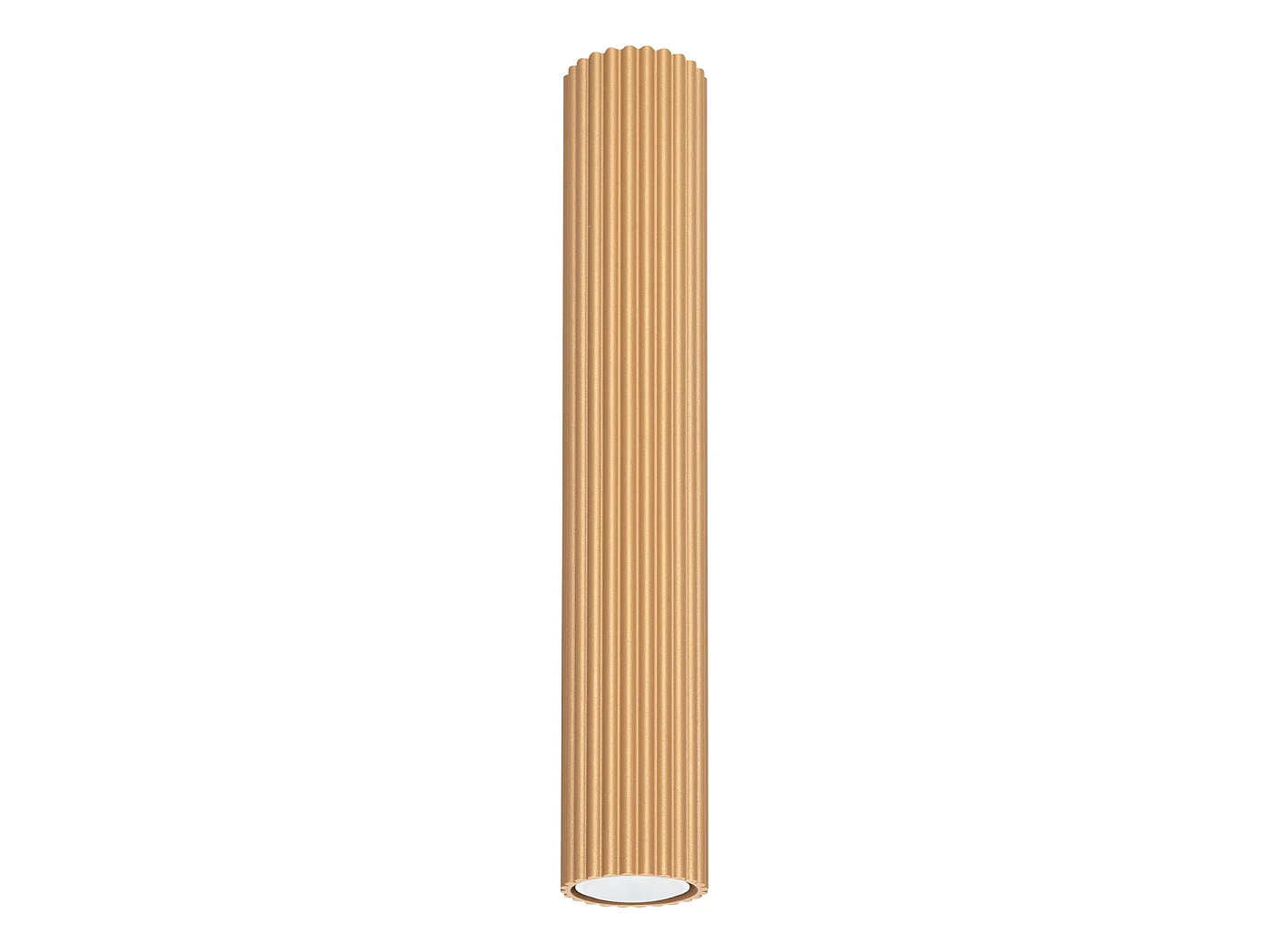 Lampa sufitowa minimalistyczny KARBON, aluminium - 1 źródło - L.6.5 x H.40 cm - złoty 3609550 - obrazek 1