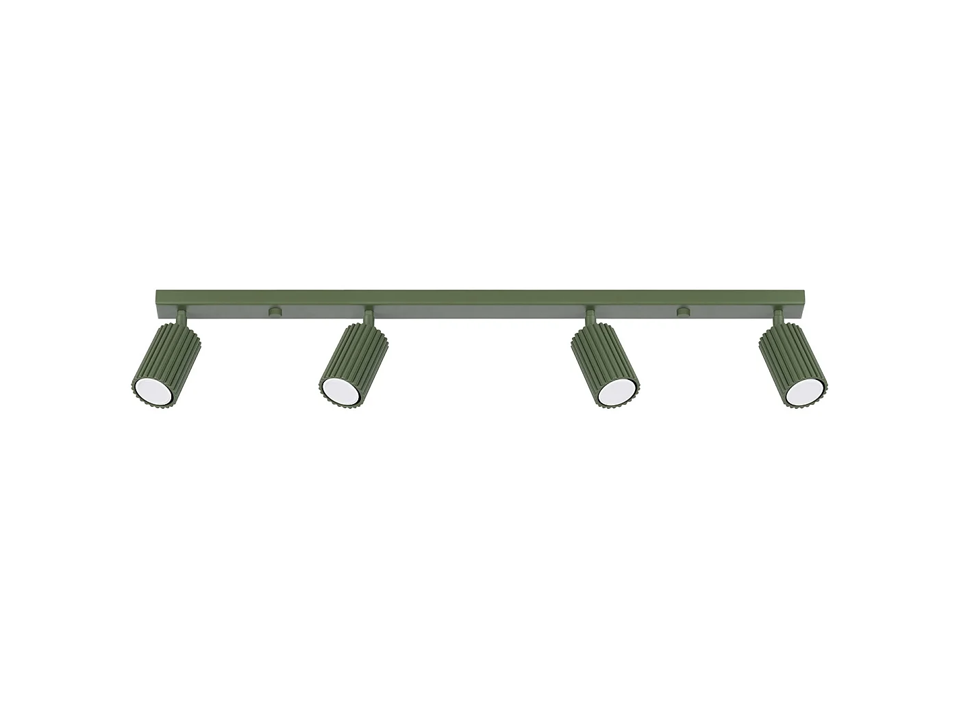 Lampa sufitowa minimalistyczny KARBON, aluminium - 4 źródło - L.81 x H.16.5 cm - zielony oliwkowy 3627286 - obrazek 1