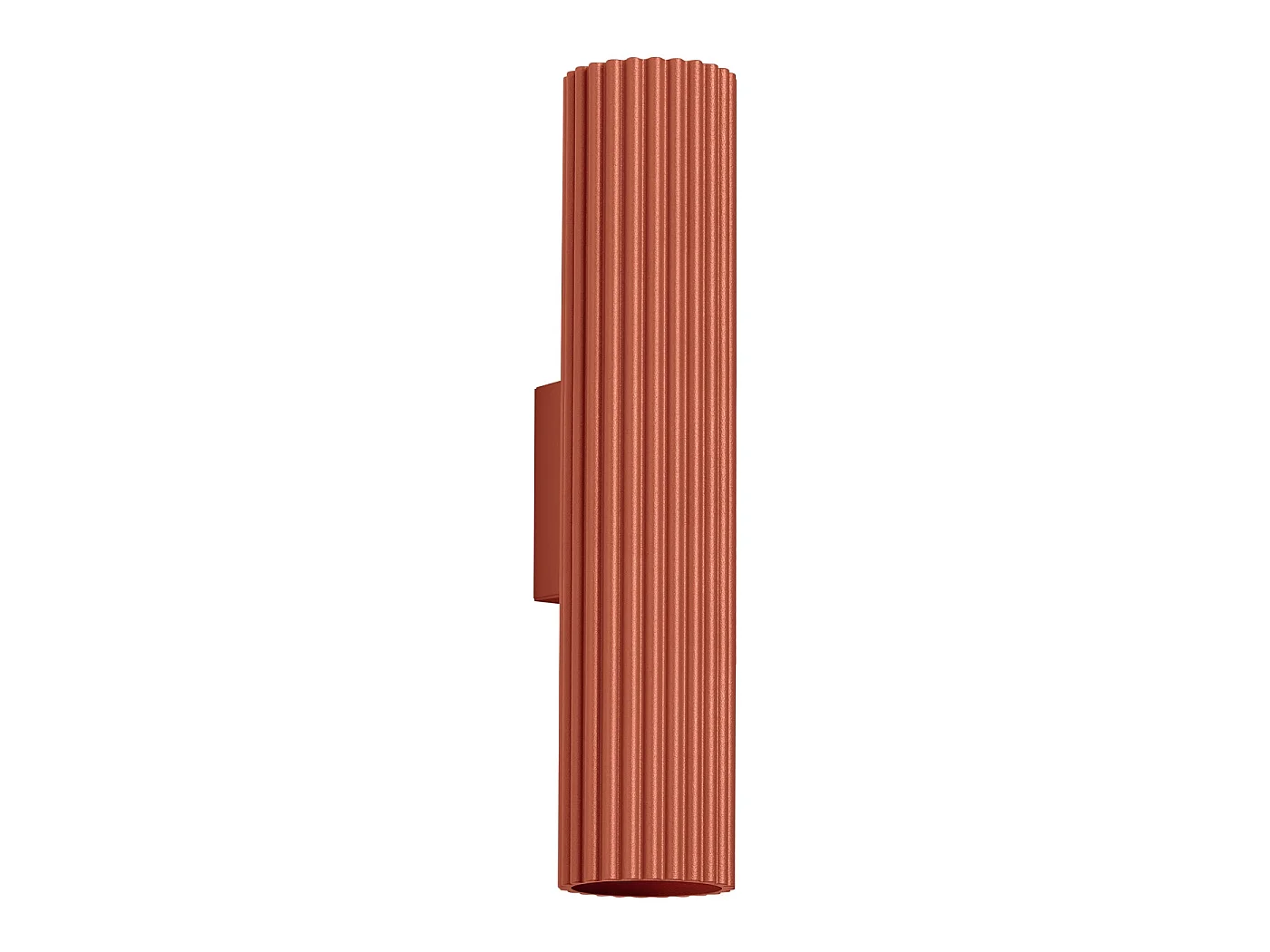 Lampa ścienna minimalistyczny KARBON, aluminium - 2 źródło - L.6.5 x H.30 cm - ochra czerwona 3627533 - obrazek 1