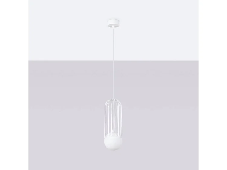Lampa wisząca BRINA 1 biała 3277489 - obrazek 1
