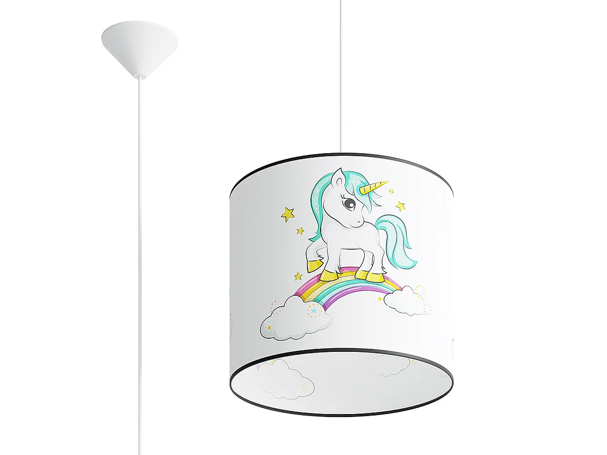 Lampa wisząca JEDNOROŻEC 30 biała 3277703 - obrazek 1