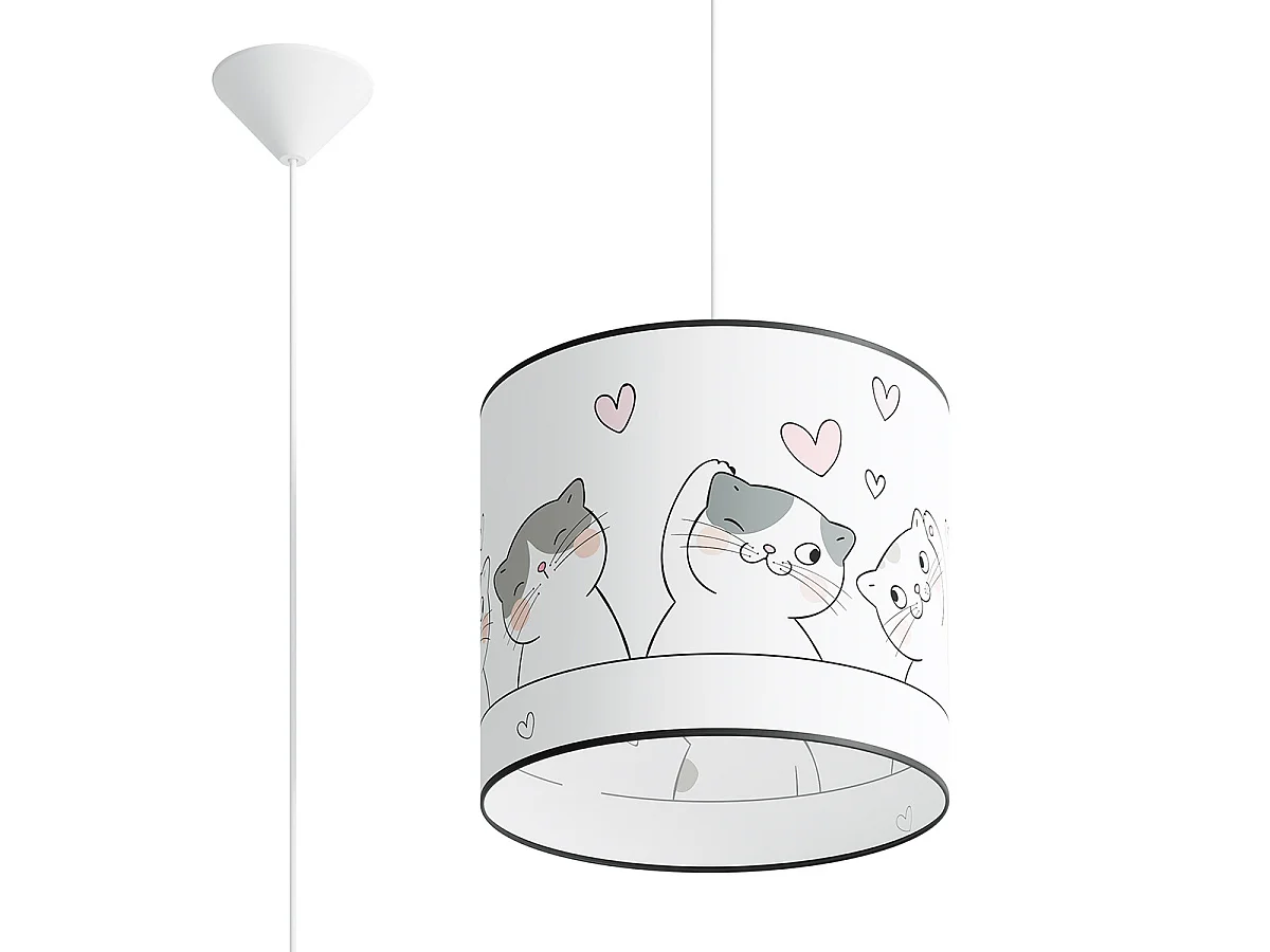Lampa wisząca CAT 30 biała 3277705 - obrazek 1