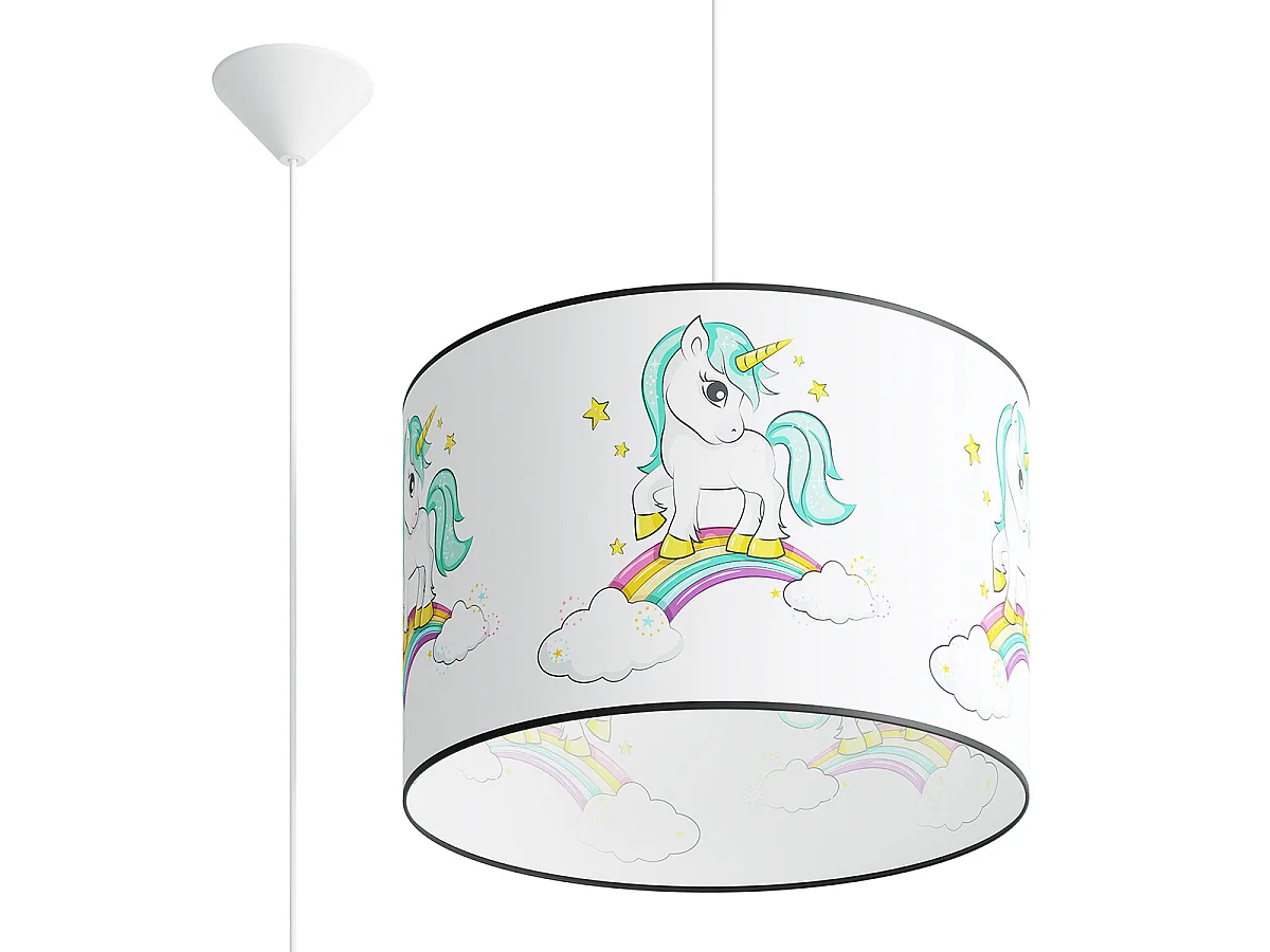 Lampa wisząca JEDNOROŻEC 40 biała 3277497 - obrazek 1