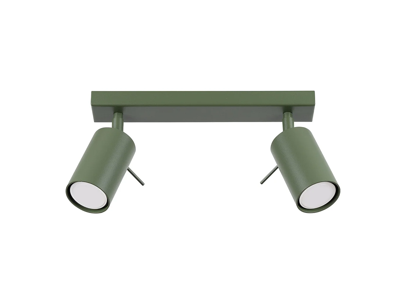 Lampa sufitowa nowoczesny RING, stal - 2 źródło - L.30 x H.17 cm - zielony oliwkowy 3627400 - obrazek 1