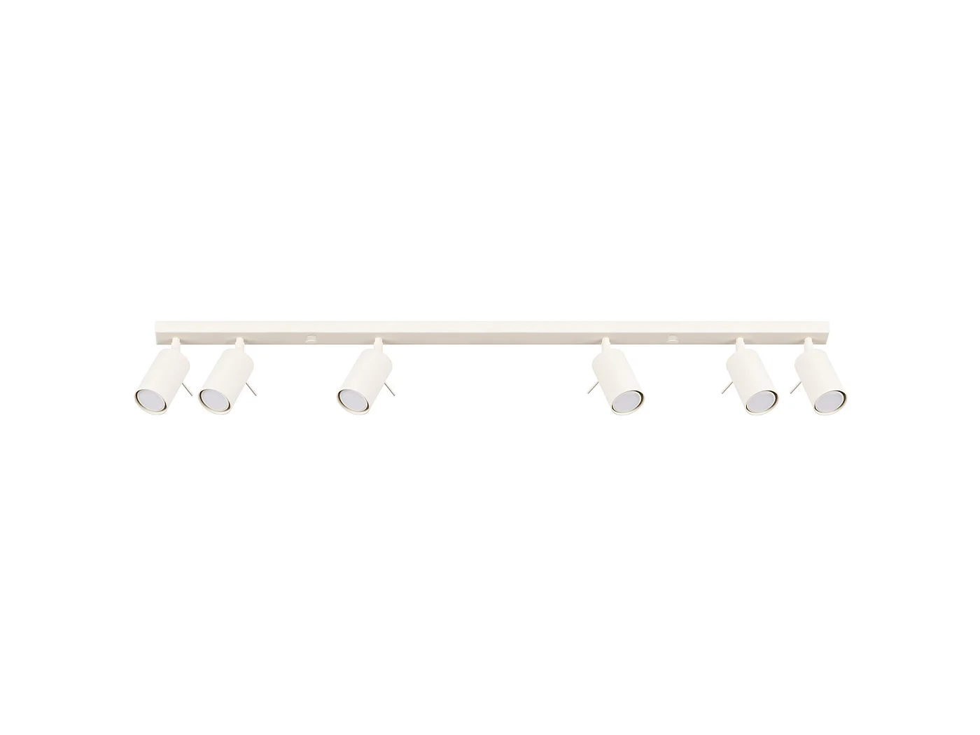 Lampa sufitowa nowoczesny RING, stal – 6 źródło – L.117 x H.17 cm – beżowy 3627403