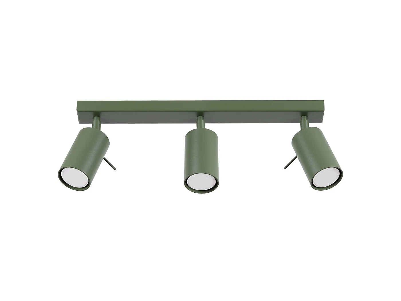 Lampa sufitowa nowoczesny RING, stal - 3 źródło - L.45 x H.17 cm - zielony oliwkowy 3627424 - obrazek 1
