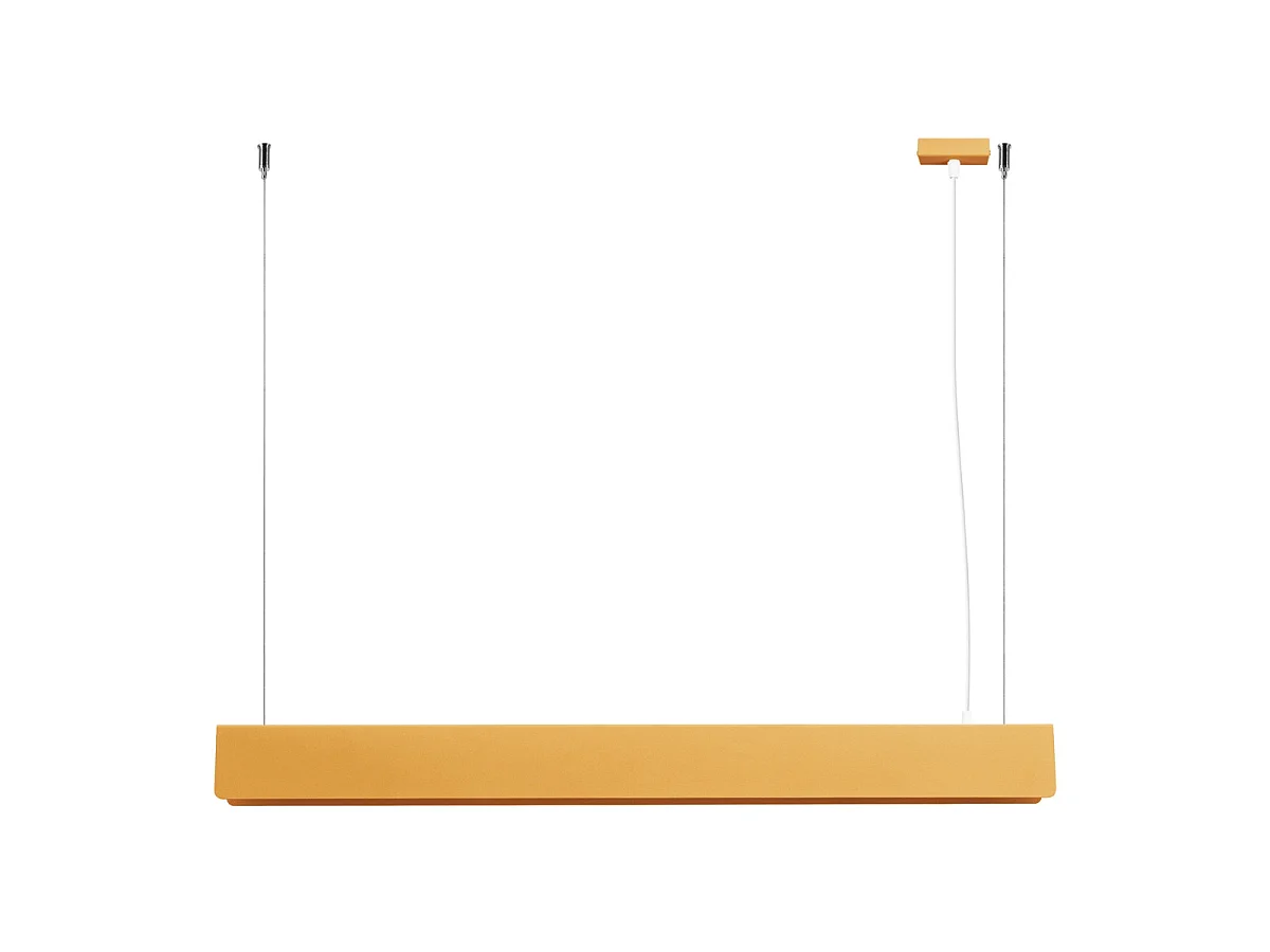 Lampa wiszące nowoczesny SPARK, stal – 1 źródło – L.100 x H.120 cm – złoty 3277621