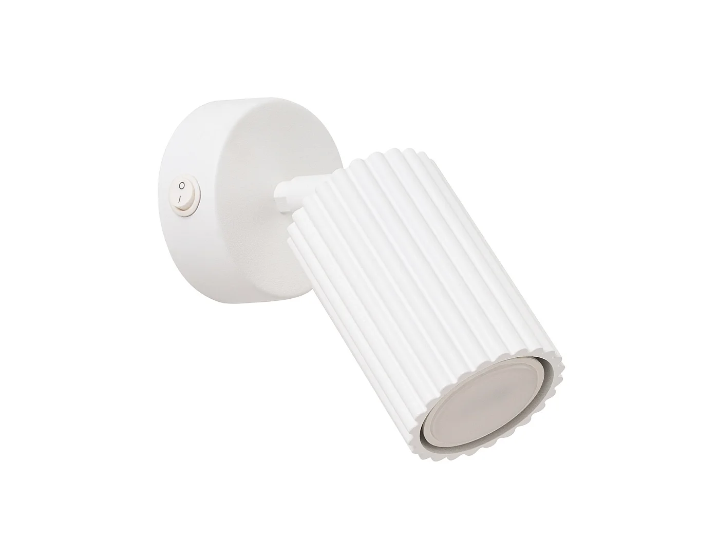 Lampa ścienna minimalistyczny KARBON, aluminium - 1 źródło - L.8 x H.16 cm - biały 3627518 - obrazek 1