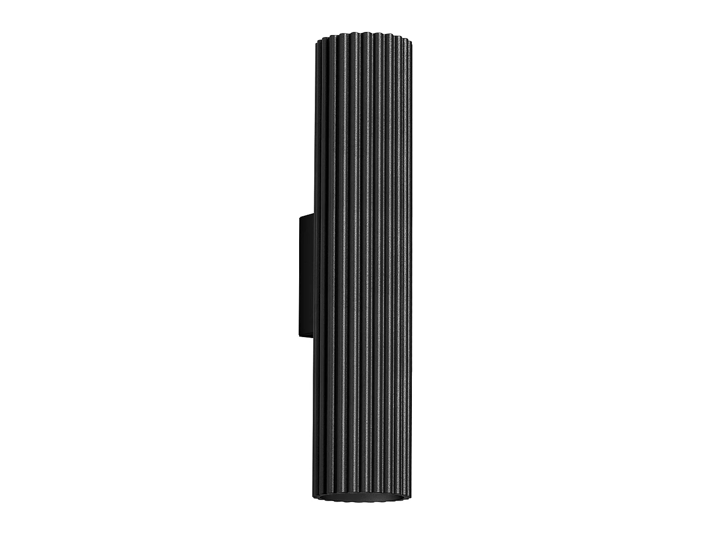 Lampa ścienna minimalistyczny KARBON, aluminium - 2 źródło - L.6.5 x H.30 cm - czarny 3627522 - obrazek 1