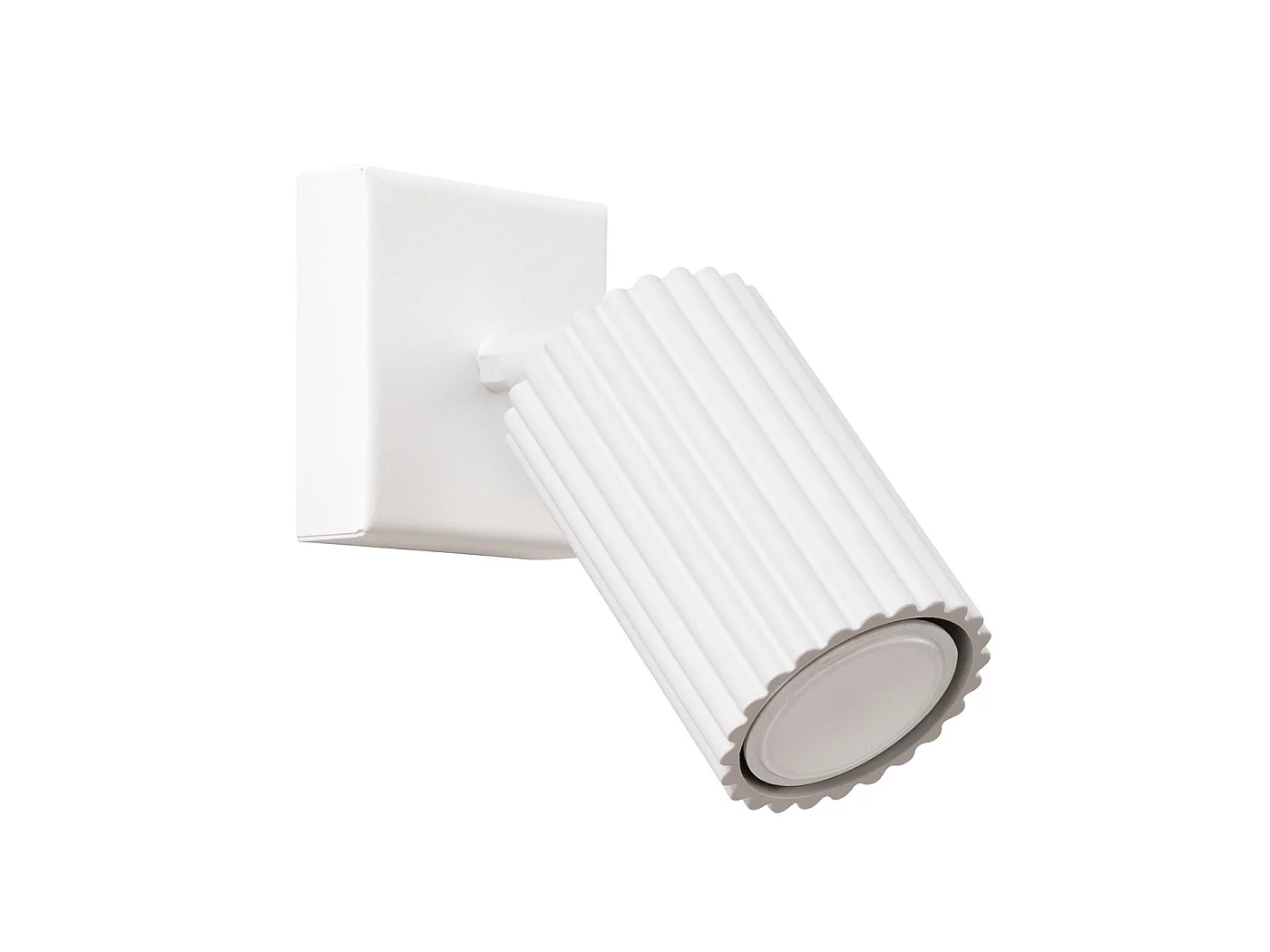 Lampa ścienna minimalistyczny KARBON, aluminium - 1 źródło - L.8 x H.8 cm - biały 3627484 - obrazek 1