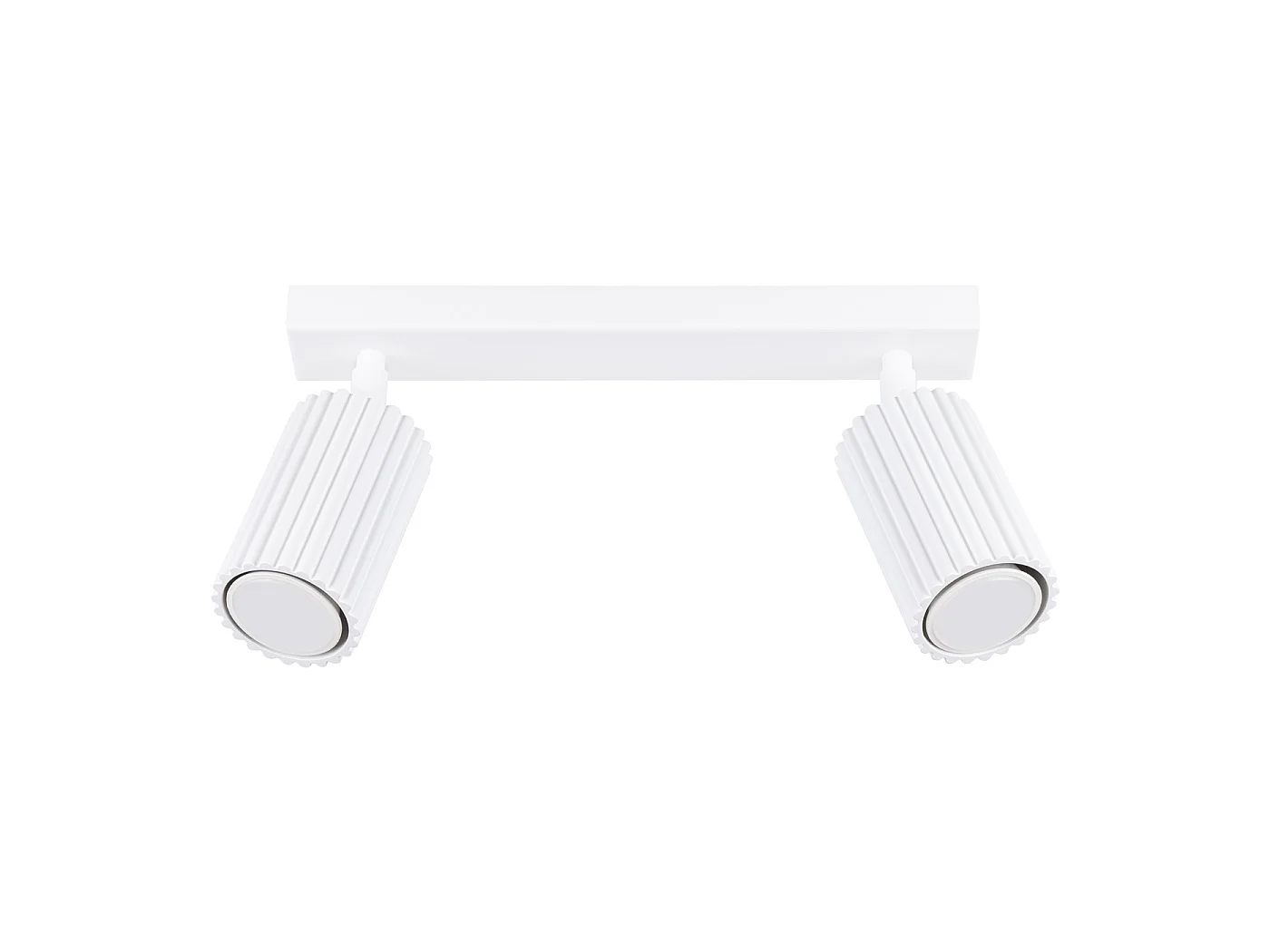 Lampa sufitowa minimalistyczny KARBON, aluminium - 2 źródło - L.30 x H.16.5 cm - biały 3627401 - obrazek 1