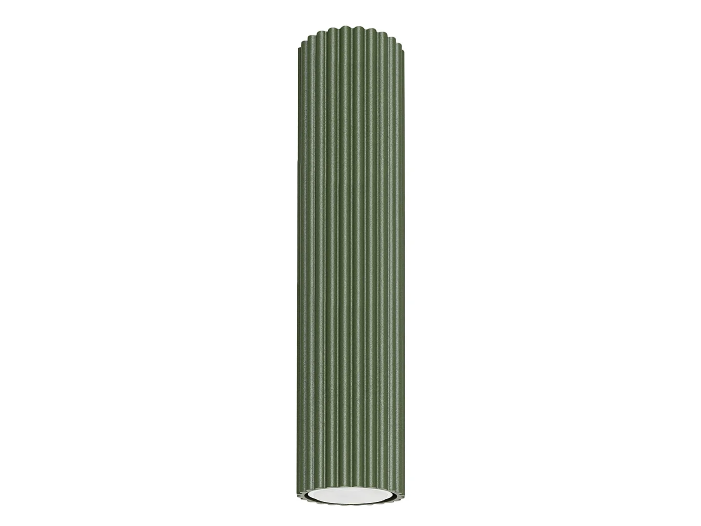Lampa sufitowa minimalistyczny KARBON, aluminium - 1 źródło - L.6.5 x H.30 cm - zielony oliwkowy 3609552 - obrazek 1