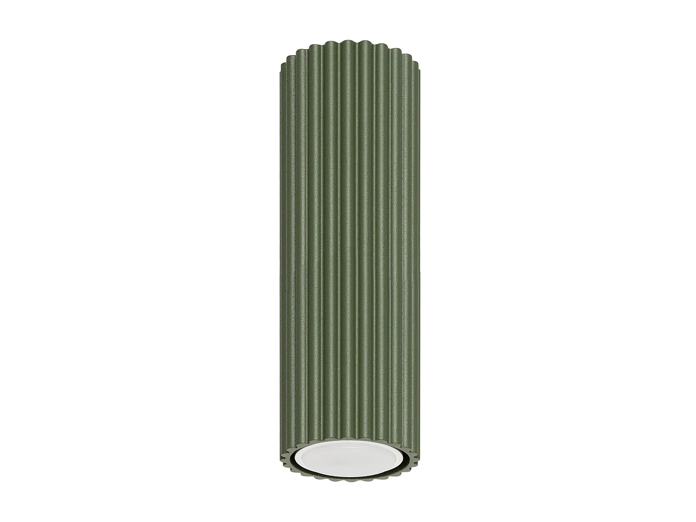 Lampa sufitowa minimalistyczny KARBON, aluminium - 1 źródło - L.6.5 x H.20 cm - zielony oliwkowy 3609554 - obrazek 1
