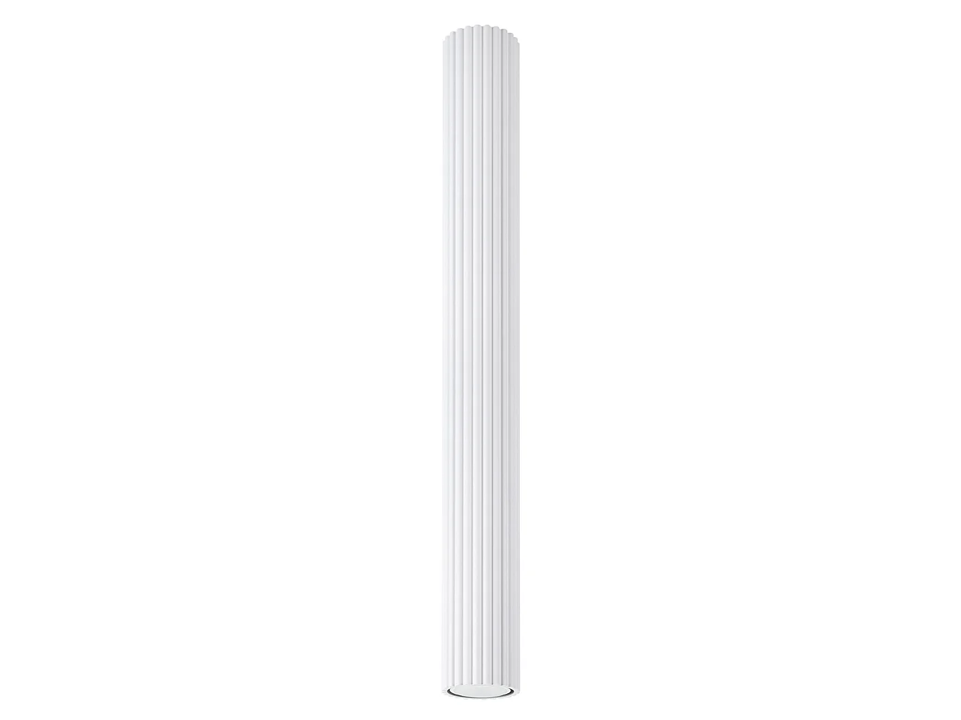 Lampa sufitowa minimalistyczny KARBON, aluminium - 1 źródło - L.6.5 x H.60 cm - biały 3609575 - obrazek 1