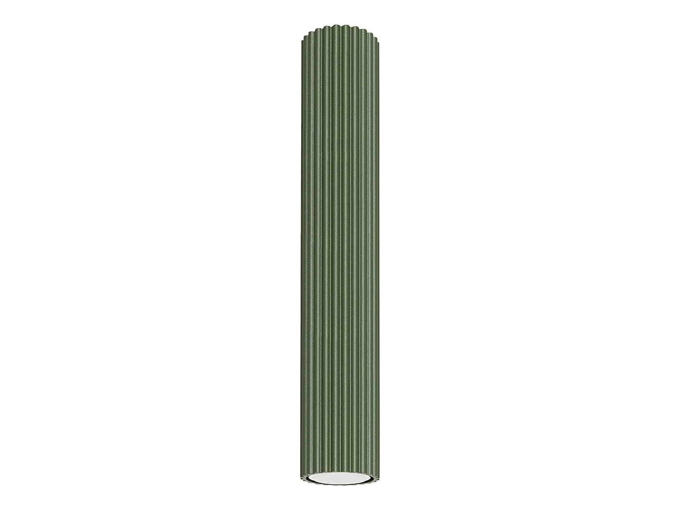 Lampa sufitowa minimalistyczny KARBON, aluminium - 1 źródło - L.6.5 x H.40 cm - zielony oliwkowy 3609581 - obrazek 1