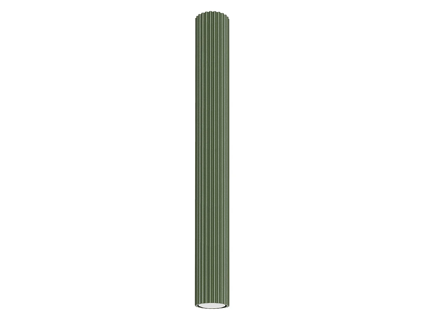 Lampa sufitowa minimalistyczny KARBON, aluminium - 1 źródło - L.6.5 x H.60 cm - zielony oliwkowy 3609580 - obrazek 1