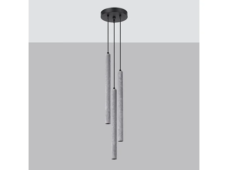 Lampa wisząca PASTELO 3P beton 2584807 - obrazek 1