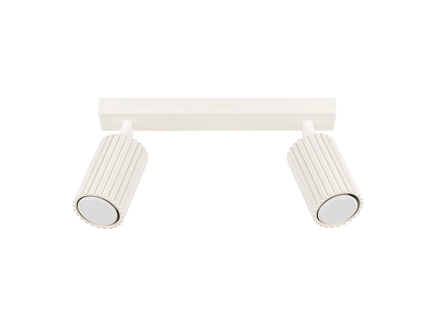 Lampa sufitowa minimalistyczny KARBON, aluminium - 2 źródło - L.30 x H.16.5 cm - beżowy 3627406 - obrazek 1