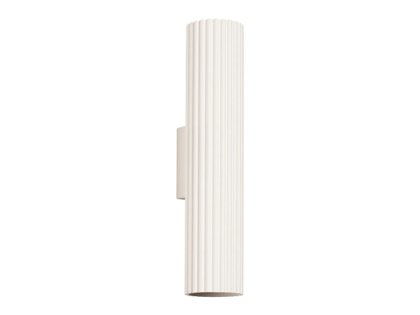 Lampa ścienna minimalistyczny KARBON, aluminium – 2 źródło – L.6.5 x H.30 cm – beżowy 3627506