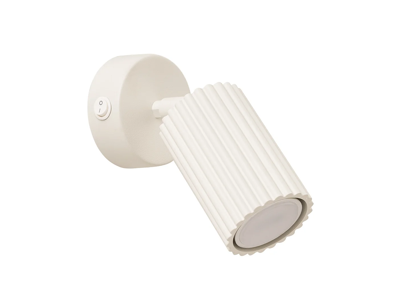 Lampa ścienna minimalistyczny KARBON, aluminium - 1 źródło - L.8 x H.16 cm - beżowy 3627512 - obrazek 1