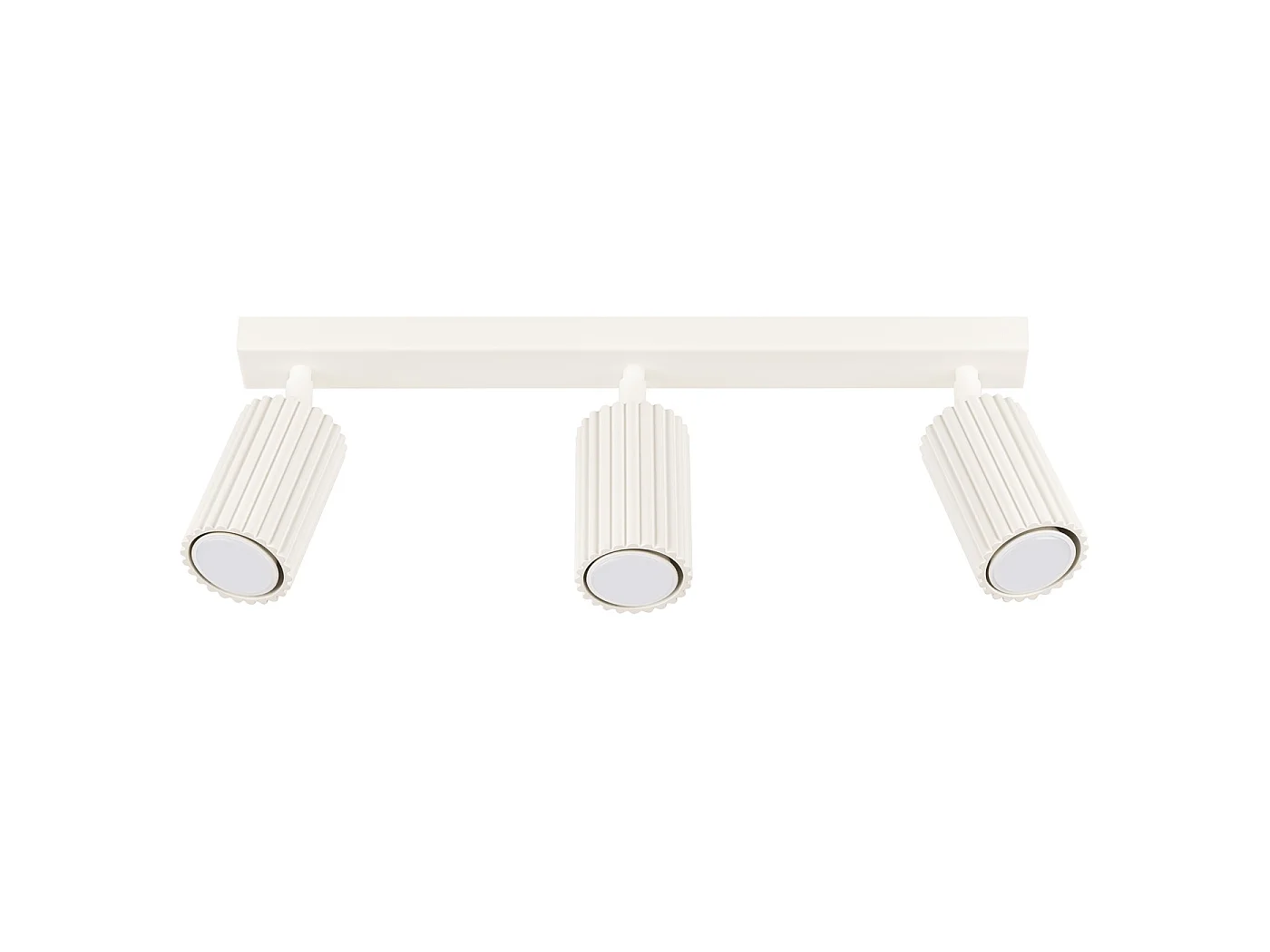 Lampa sufitowa minimalistyczny KARBON, aluminium - 3 źródło - L.45 x H.16.5 cm - beżowy 3627288 - obrazek 1