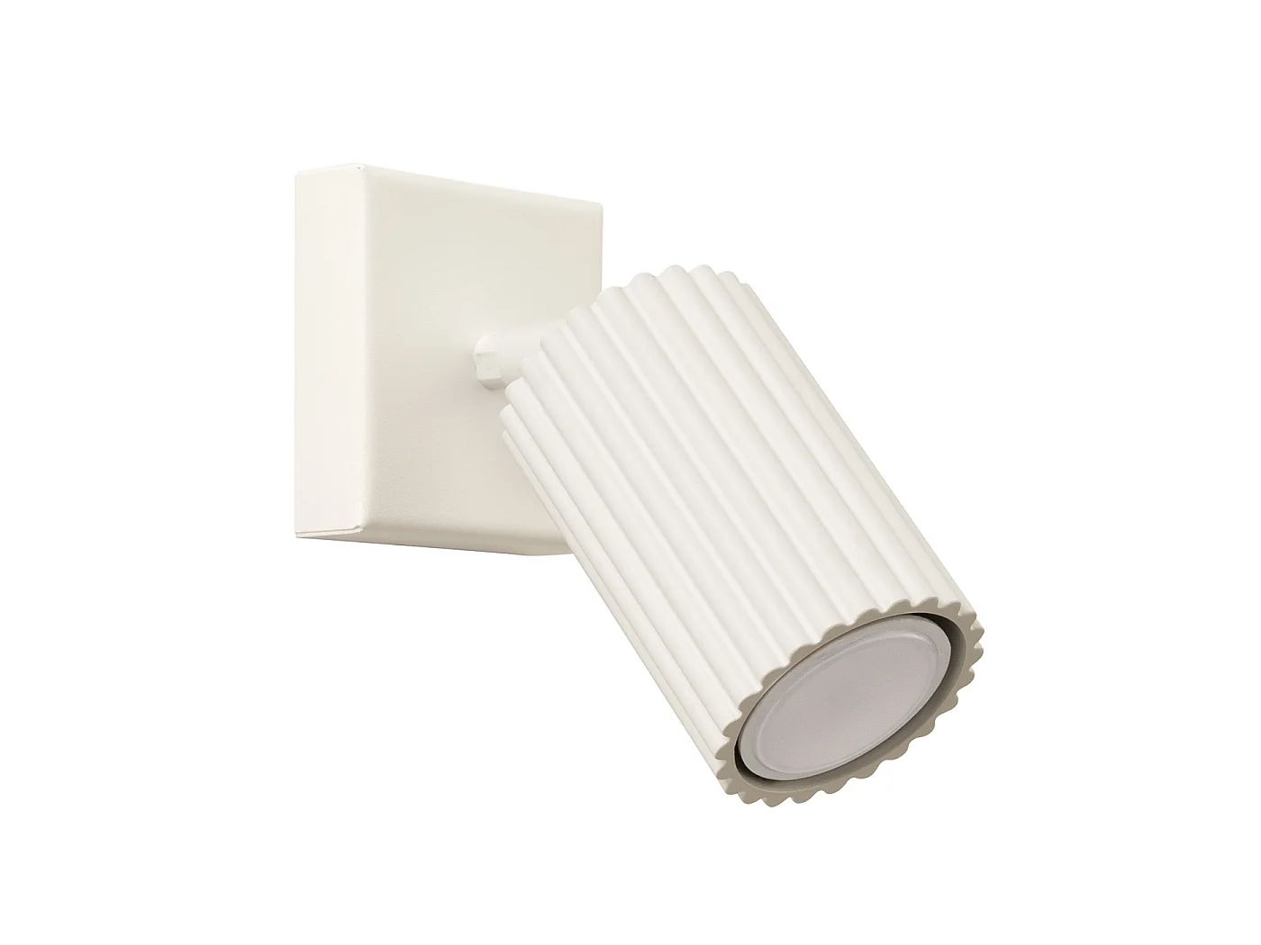Lampa ścienna minimalistyczny KARBON, aluminium – 1 źródło – L.8 x H.8 cm – beżowy 3627531