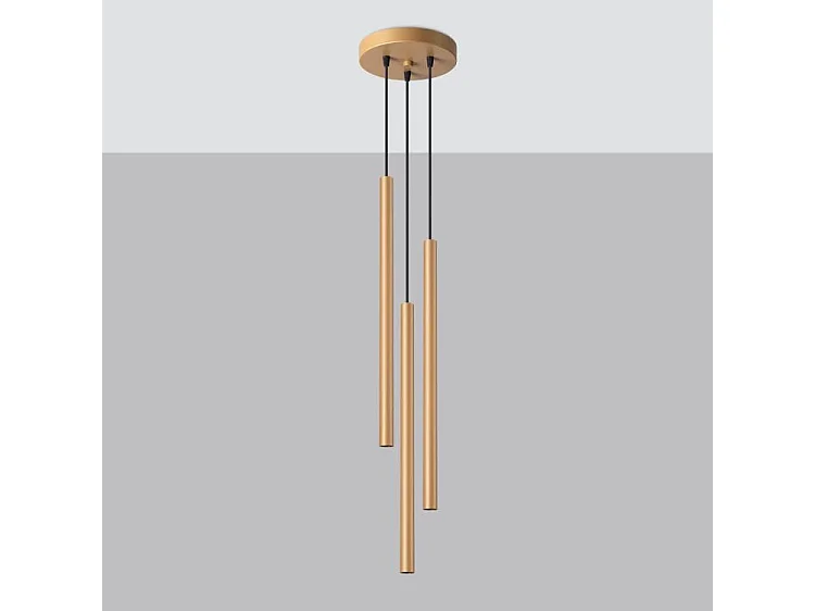 Lampa wisząca PASTELO 3P złota 2584779 - obrazek 1