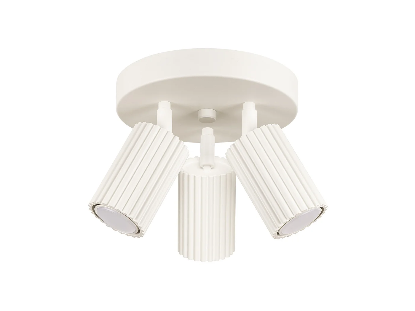 Lampa sufitowa minimalistyczny KARBON, aluminium - 3 źródło - L.19.5 x H.18 cm - beżowy 3627291 - obrazek 1