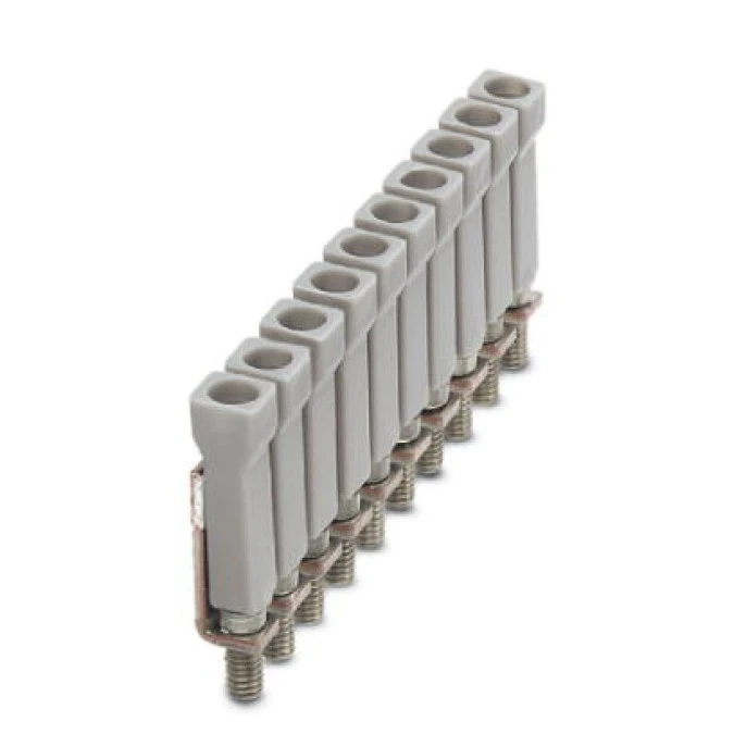 Mostek 10‑biegunowy raster 6mm szary LB 10‑6 GY 0202358 /10 szt./ - obrazek 2