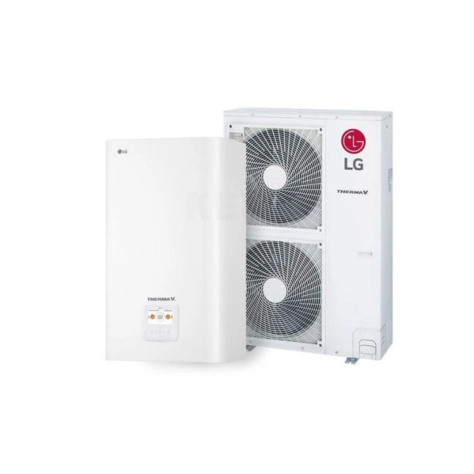 Monoblokowa Pompa ciepła LG Therma V Hydrosplit 12 kW 400V W55/A++ HU123MRB