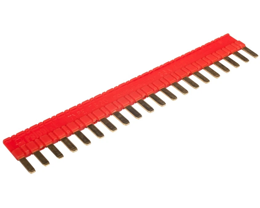 Mostek grzebieniowy 20‑zębowe czerwone ZG20‑1 2608954 - obrazek 1