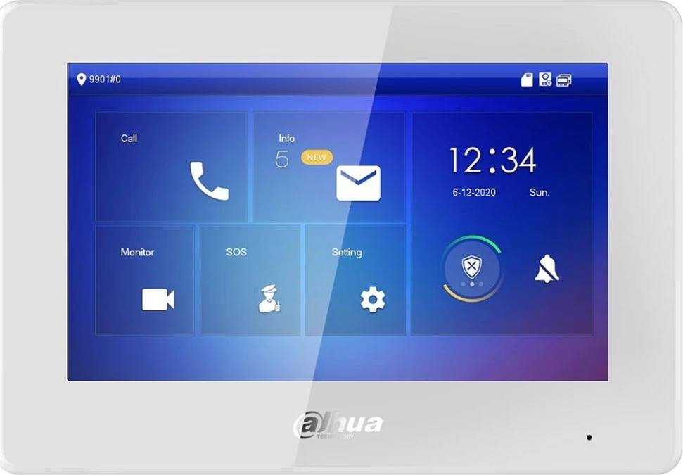 Monitor wideodomofonu IP / Wi‑Fi / 2‑przewodowy VTH5422HW‑W - obrazek 1