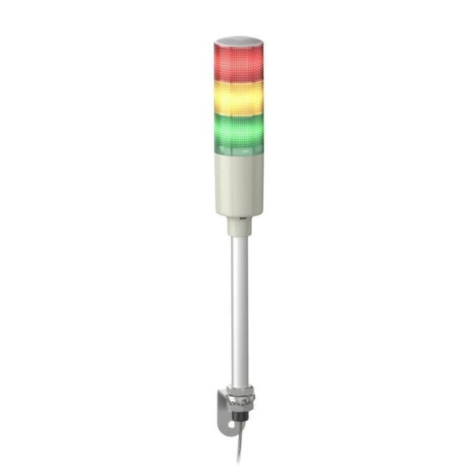 Monolityczne kolumny świetlne, Easy Harmony XVG, 60 mm, czerwony pomarańczowy zielony, światło ciągłe, brzęczyk, montaż na rurze - obrazek 2