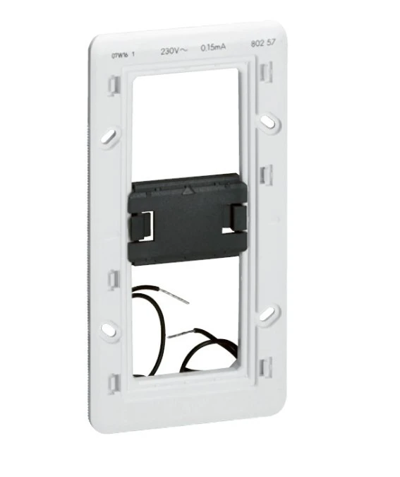 MOSAIC Uchwyt montażowy podświetlany LED / 4, 5 lub 2x2 moduły pionowo/ 0,03W 080257 - obrazek 1