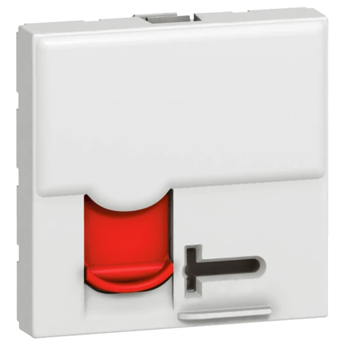 MOSAIC Gniazdo komputerowe pojedyncze RJ45 kat6 STP blok. 076596 - obrazek 1