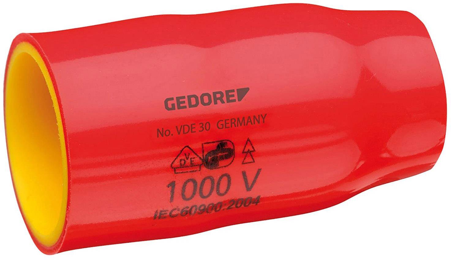 Gedore VDE 30 19 2946505 Kwadrat solidny 10 mm (3/8 cala) Nasadka VDE 19 mm 3/8" 19 mm 3/8" (10 mm) - obrazek 1