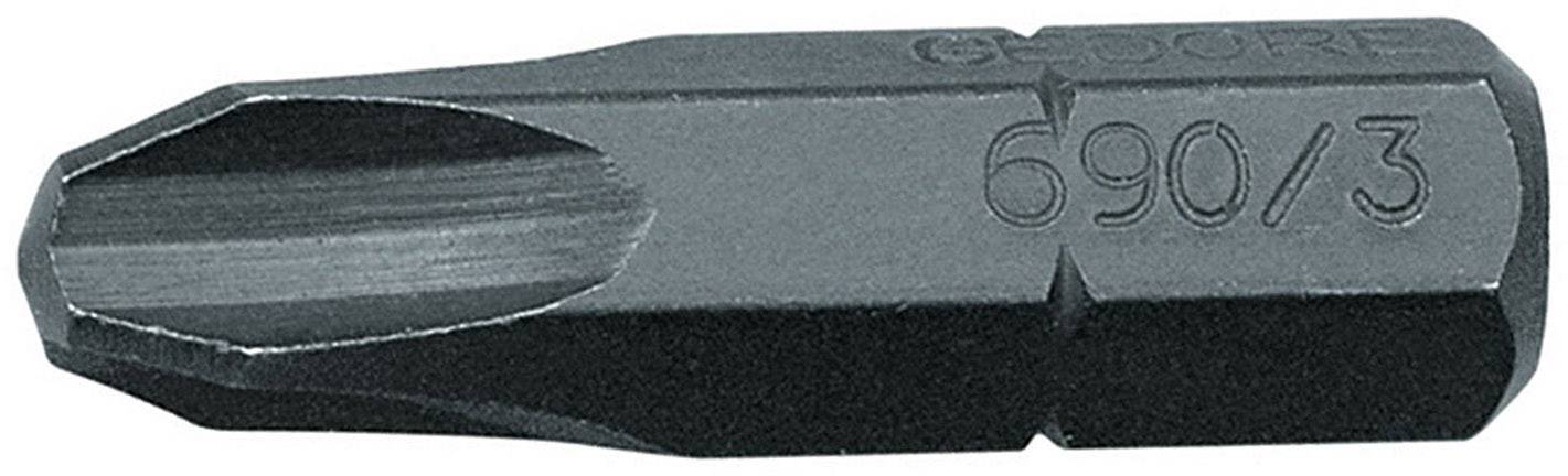 Bit krzyżakowy PH 3 Gedore 690 3 S-010 6541590 stal specjalna chromowo-wanadowa oksydowany C 6.3 1 szt. - obrazek 1