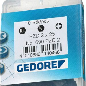 Bit krzyżakowy PZ 3 Gedore 690 PZD 3 S-010 6553090 stal specjalna chromowo-wanadowa oksydowany C 6.3 1 szt. Bit krzyżakowy PZ 3 Gedore 690 PZD 3 S-010 6553090 stal specjalna chromowo-wanadowa oksydowany C 6.3 1 szt.