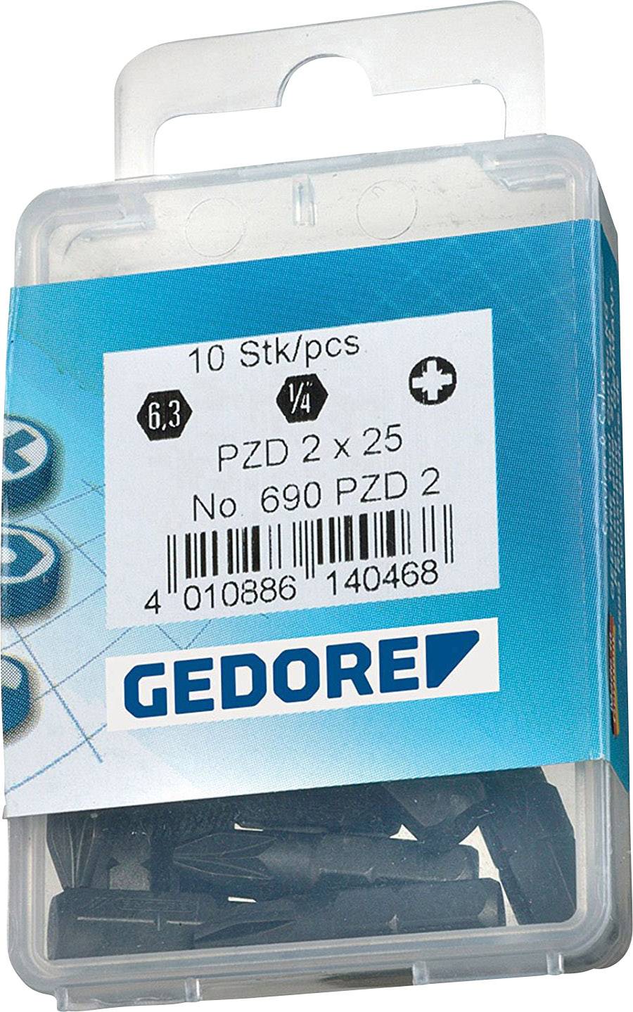 Bit krzyżakowy PZ 3 Gedore 690 PZD 3 S-010 6553090 stal specjalna chromowo-wanadowa oksydowany C 6.3 1 szt. - obrazek 1