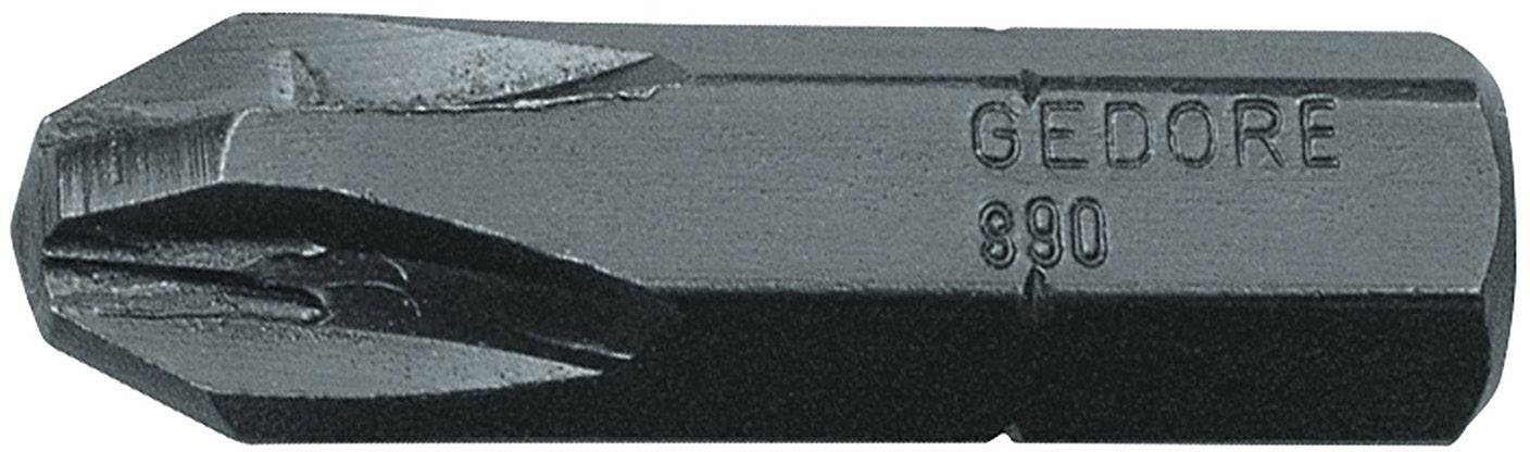 Bit krzyżakowy PZ 1 Gedore 890 PZD 1 6553250 stal specjalna chromowo-wanadowa oksydowany C 8 1 szt. - obrazek 1