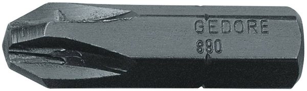 Bit krzyżakowy PZ 2 Gedore 890 PZD 2 6553330 stal specjalna chromowo-wanadowa oksydowany C 8 1 szt.