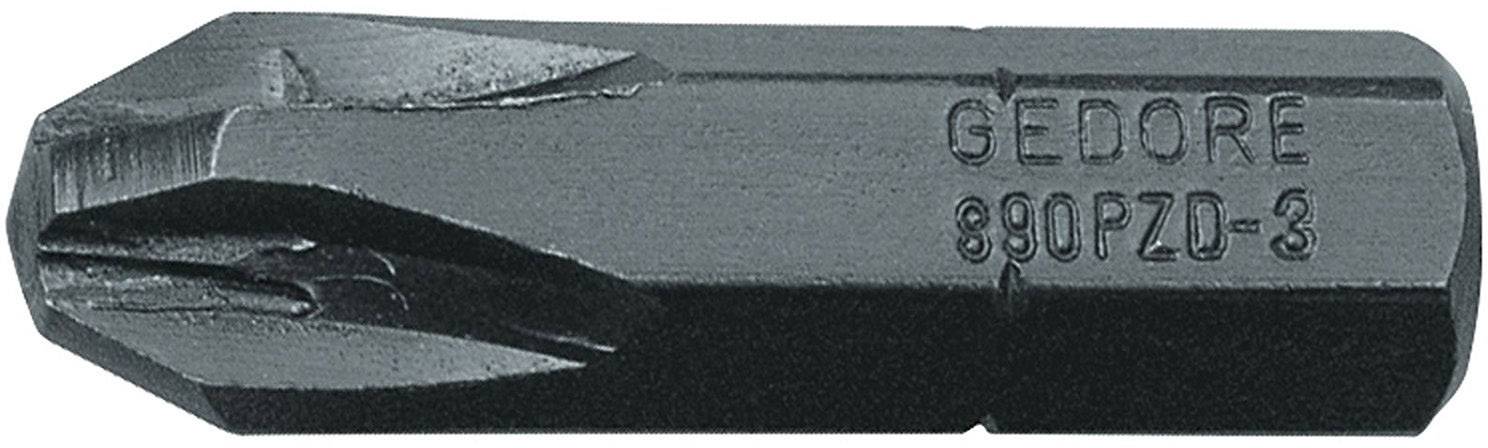 Bit krzyżakowy PZ 3 Gedore 890 PZD 3 6553410 stal specjalna chromowo-wanadowa oksydowany C 8 1 szt. - obrazek 1