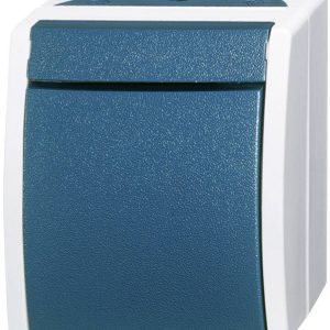 Busch-Jaeger 2601/6 W-53 Osprzęt elektroinstalacyjny do pomieszczeń wilgotnych Przełącznik schodowy Ocean, natynkowy nie Busch-Jaeger 2601/6 W-53 Osprzęt elektroinstalacyjny do pomieszczeń wilgotnych Przełącznik schodowy Ocean, natynkowy nie