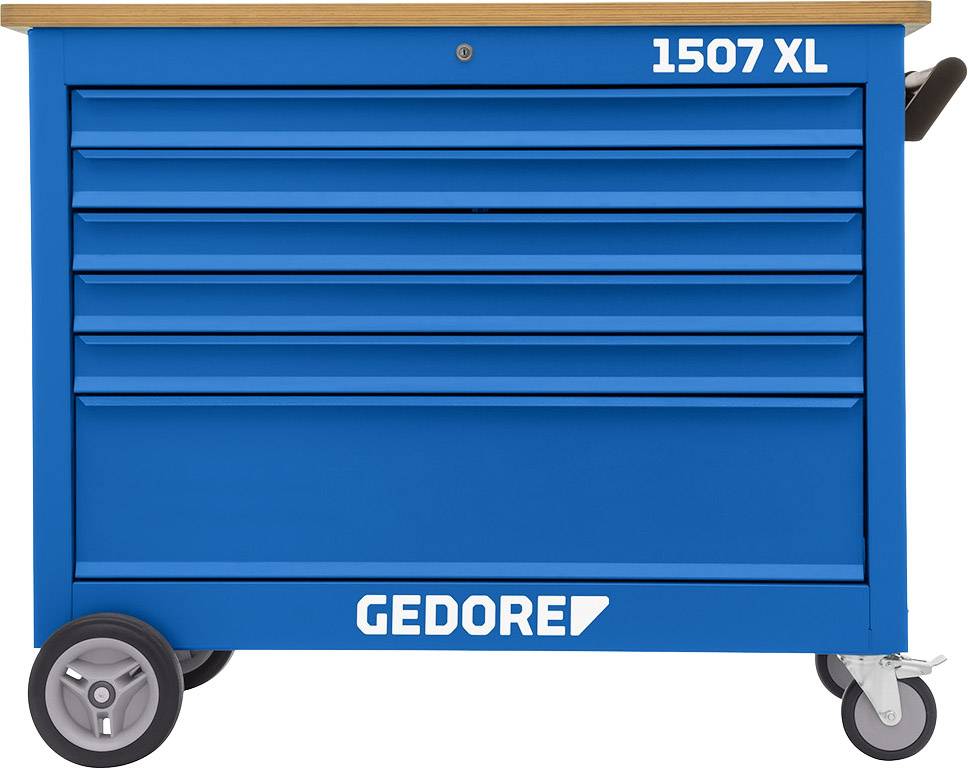 Gedore 3127834 Stół warsztatowy na kółkach (S x W x G) 1200 x 985 x 635 mm niebieski - obrazek 1