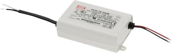 MEAN WELL PCD-16-1050B Sterownik LED Stałonaprądowy 16 W 1.05 A 12 – 16 V/DC Ściemniacz, Układ PFC, Zabezpieczenie przed